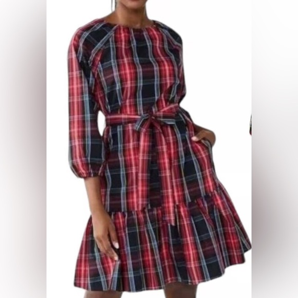Draper James Dresses & Skirts - Draper James RSVP Women’s Plaid Holiday Dress size XL